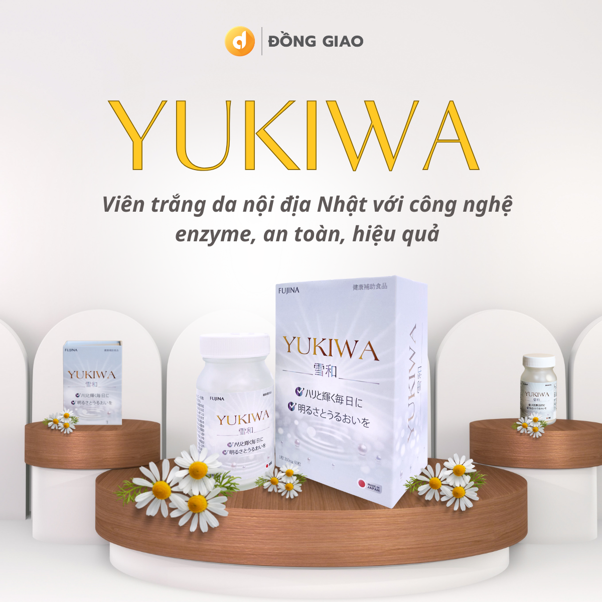 Viên uống trắng da YUKIWA