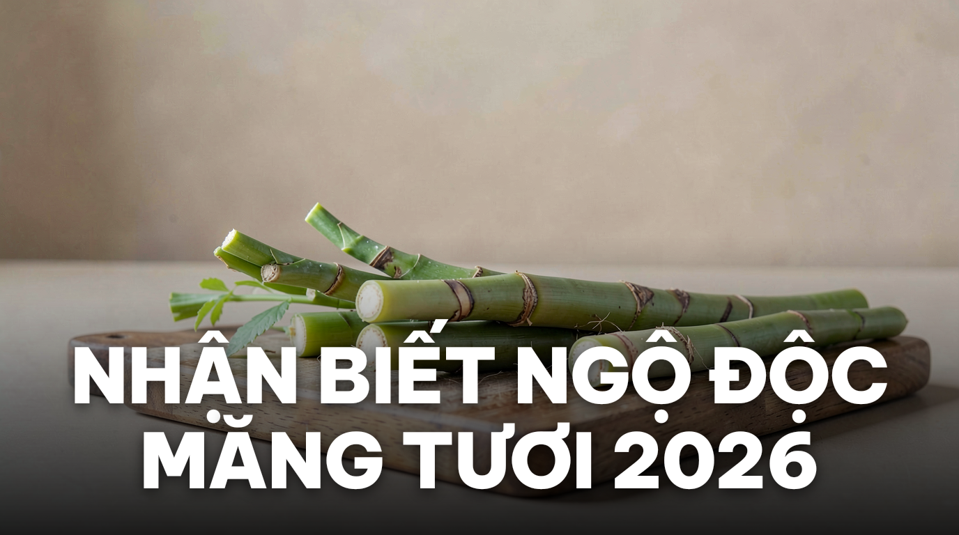 Triệu chứng ngộ độc măng tươi: Nhận biết và xử lý 2026